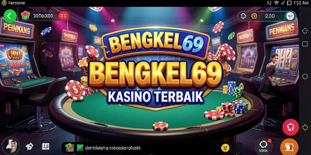Screenshot gameplay BENGKEL69 menampilkan suasana kasino yang mendebarkan.