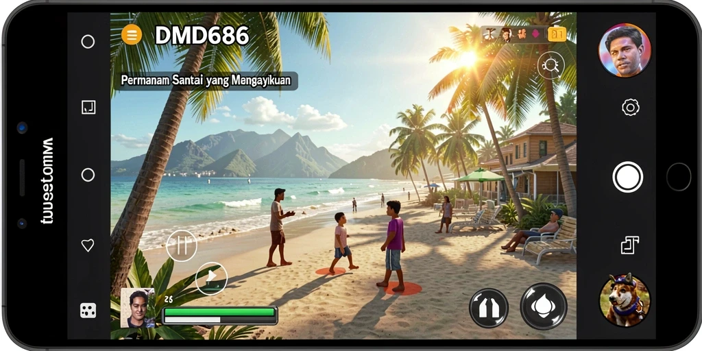 Screenshot gameplay DMD686 yang menampilkan tantangan seru dan grafis menawan.