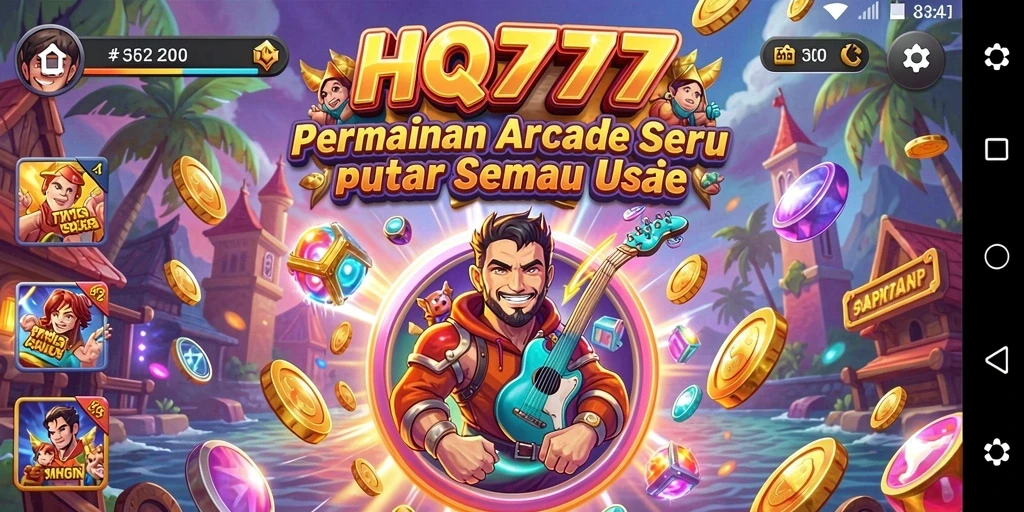 Tampilan gameplay seru dalam HQ777 yang bikin ketagihan.