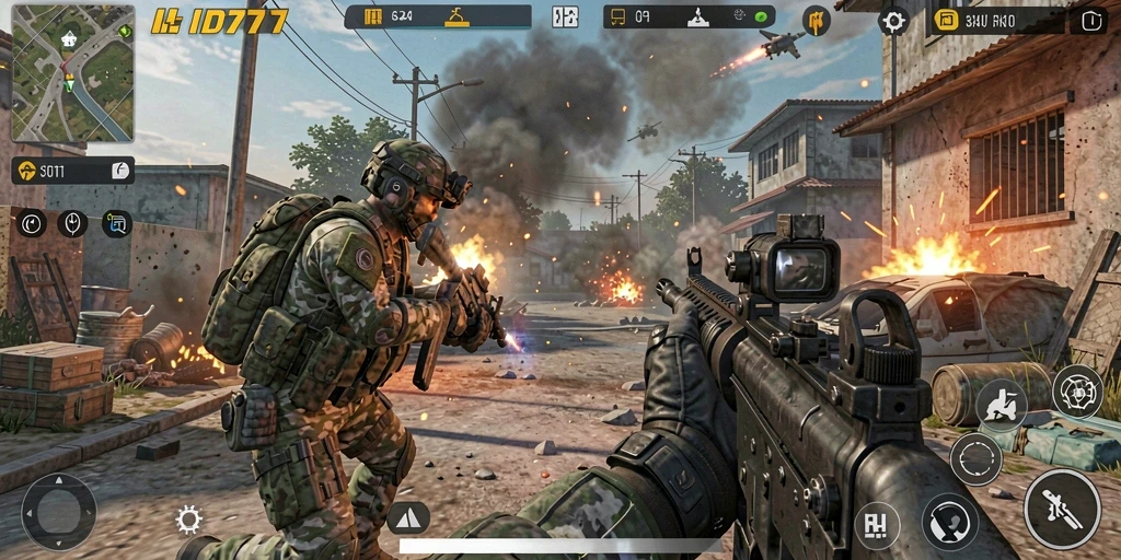 Gameplay seru dalam ID777 dengan grafis mendetail.