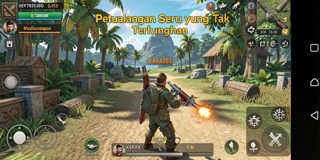 Gameplay menyerupai petualangan seru yang penuh tantangan.