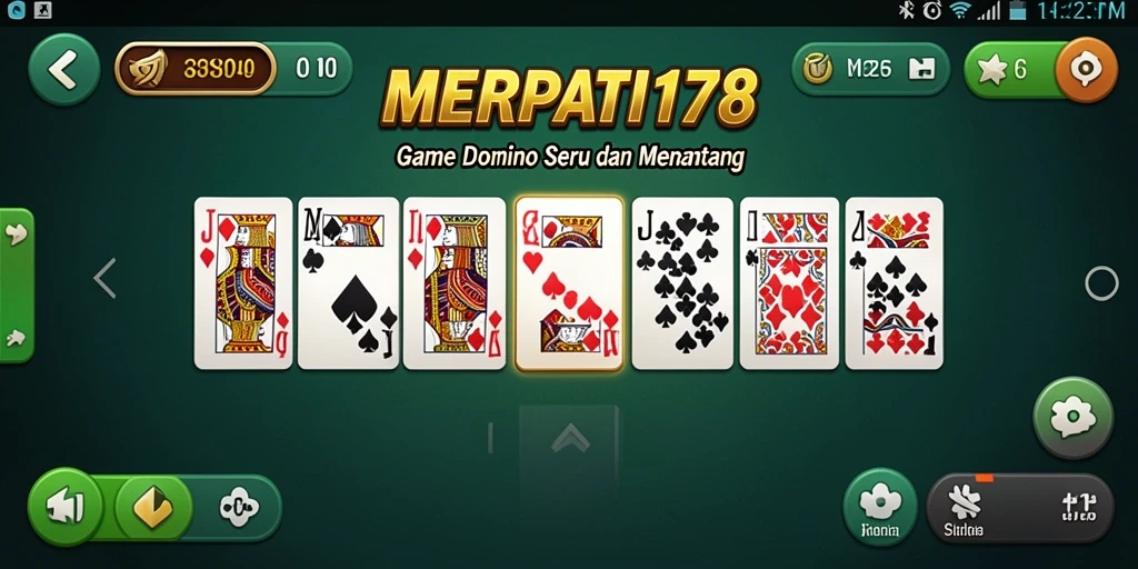 Screenshot menarik dari gameplay MERPATI178 menunjukkan keseruan bermain Domino.