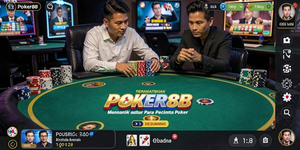 Screenshot POKER88 menampilkan gameplay poker yang seru dan menarik.