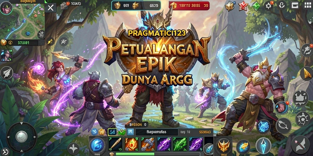 Tampilan gameplay epik PRAGMATIC123 dengan pertempuran yang mendebarkan.
