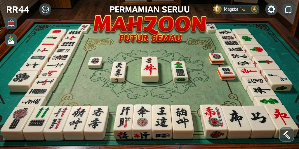 Gameplay menarik Mahjong di RR44 dengan grafis menawan.