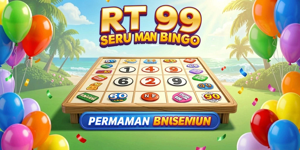 Tampilan gameplay Bingo yang seru dan interaktif di RT99.