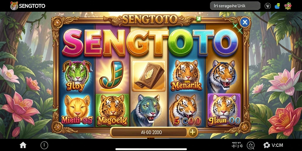 Tampilan gameplay menarik dari SENGTOTO dengan mesin Slot