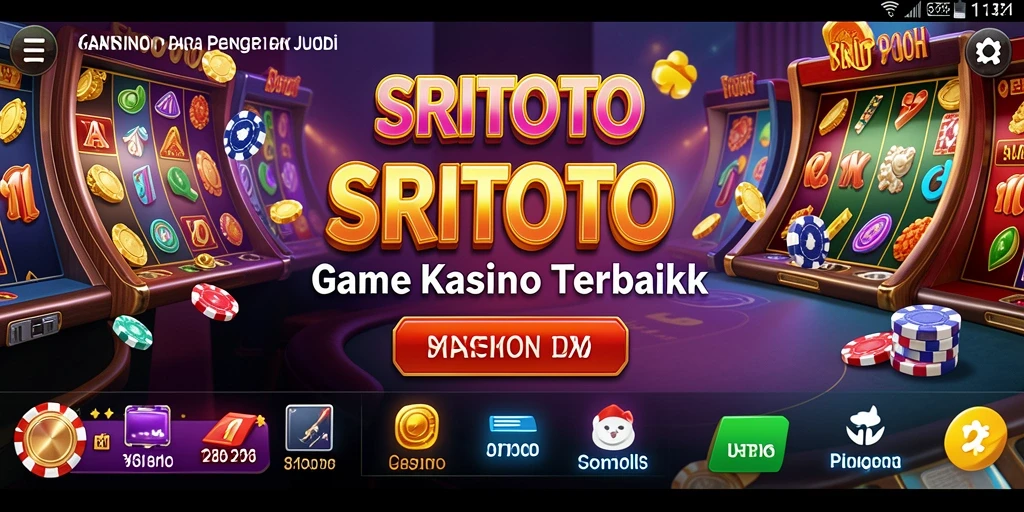 Gameplay dinamis SRITOTO dengan tampilan kasino yang memukau.