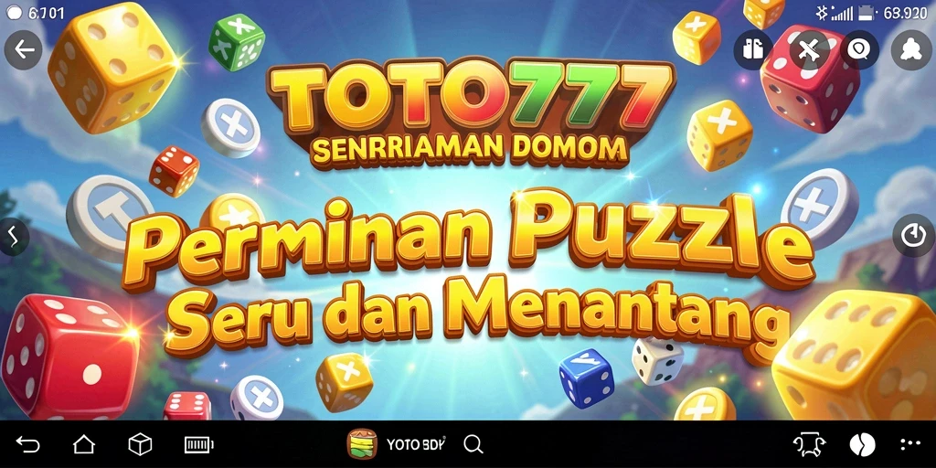Tampilan gameplay seru TOTO777 dengan berbagai teka-teki menarik.