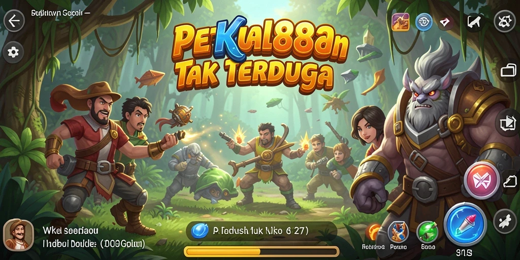 Tampilan gameplay seru dan menantang dari WK888.