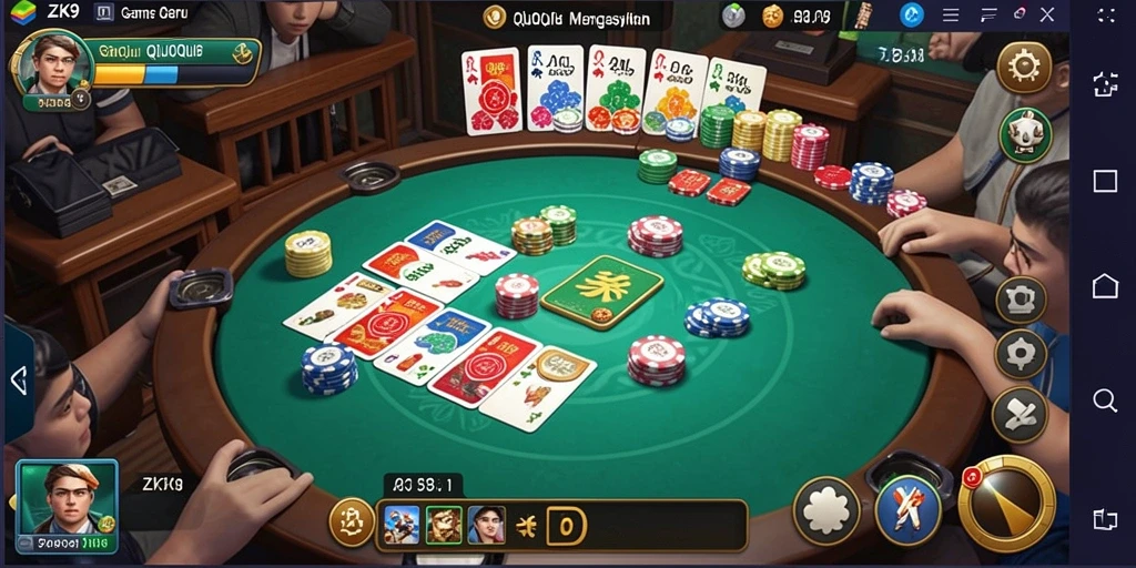Tampilan gameplay ZK9 yang seru dan menegangkan.
